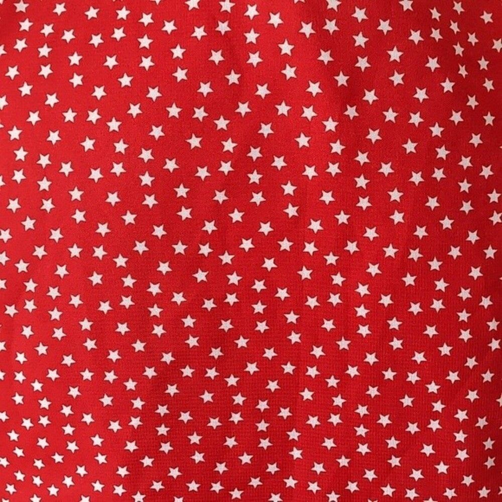 Urban Outfitters M Red White Stars Tie Waist Bell Sleeve Blouse Crop America NWT - Picture 8 of 16